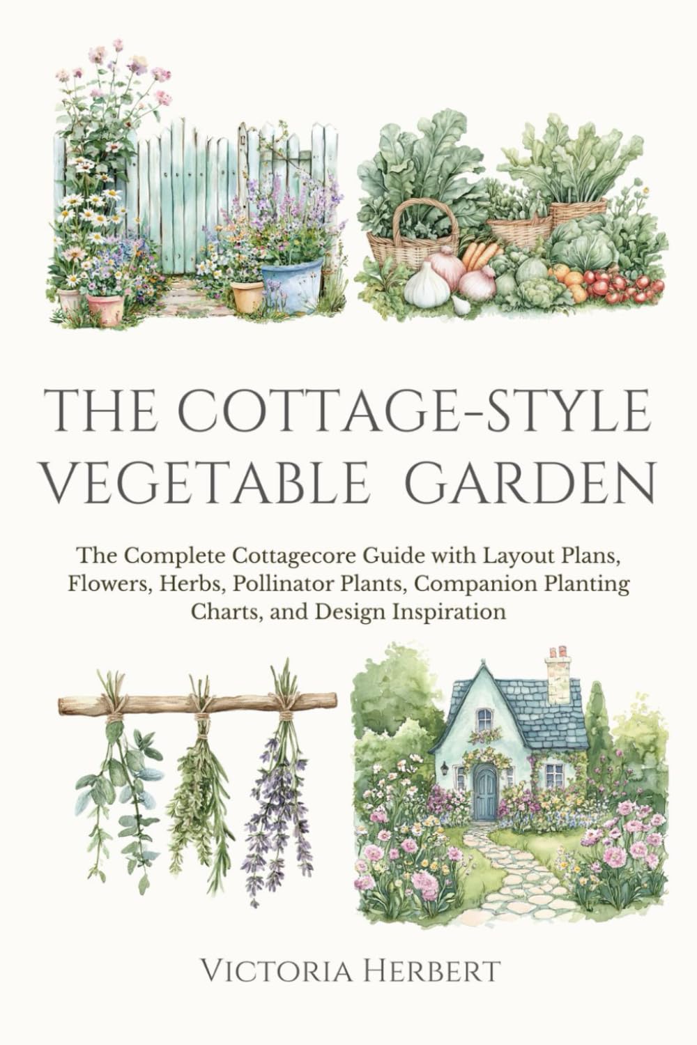 The Cottage-Style Vegetable Garden: The Complete Cottagecore Guide with Layout Plans, Flowers, Herbs, Pollinator Plants, Companion Planting Charts, ... Inspiration: 3 (The Abundant Garden Series)