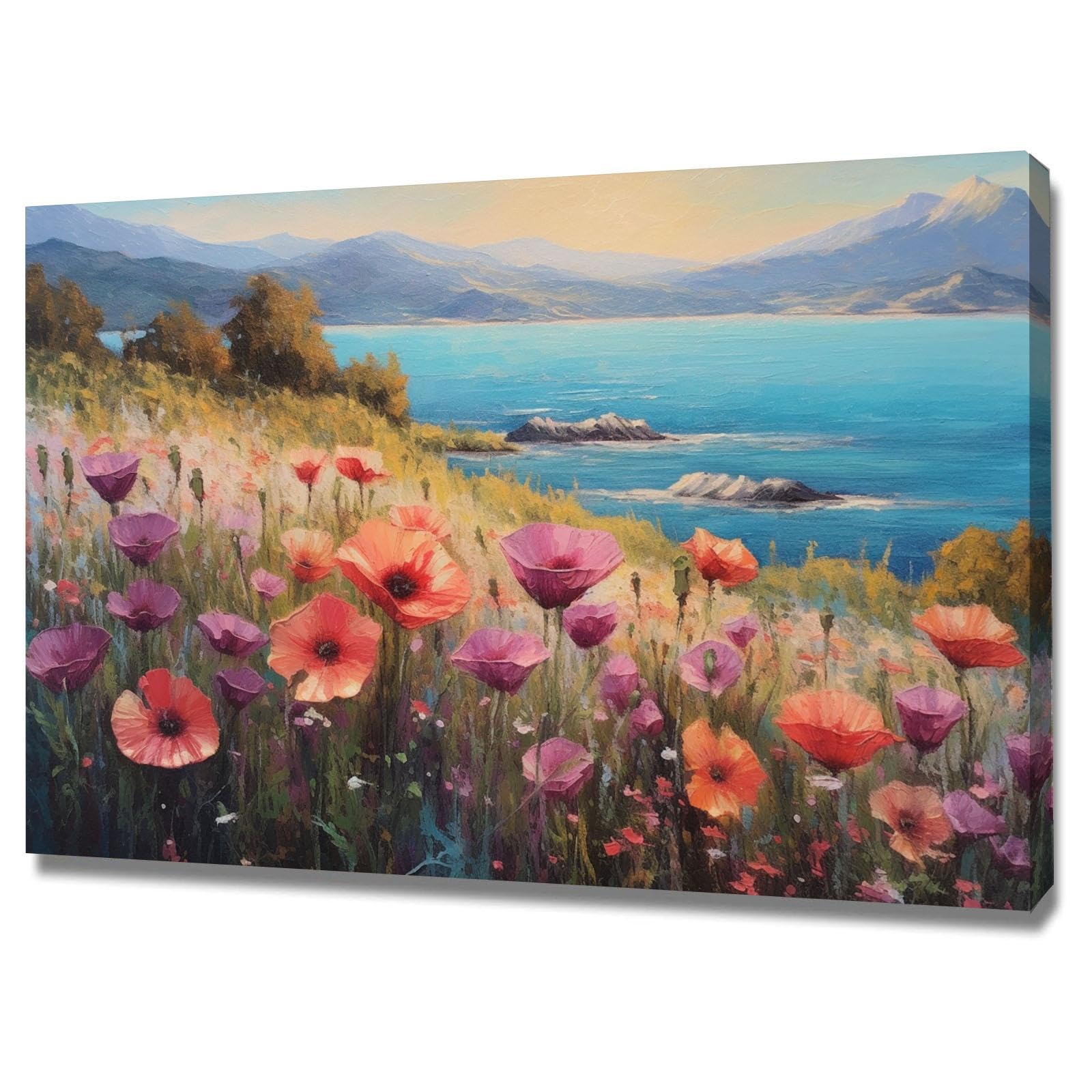 Amazon.co.jp: SHYAMIC 海の景色 海 太陽の光 海の写真 アート