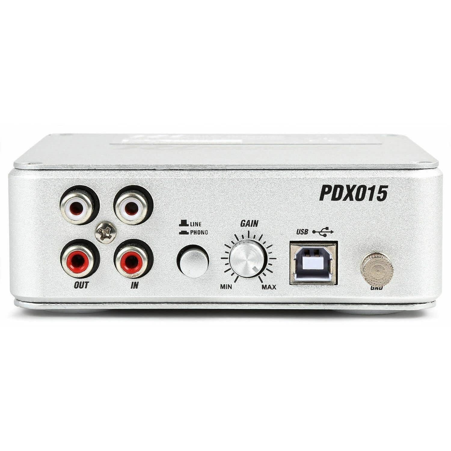 Power Dynamics PDX015 Preamplificatore Phono Software USB 2.0 argento