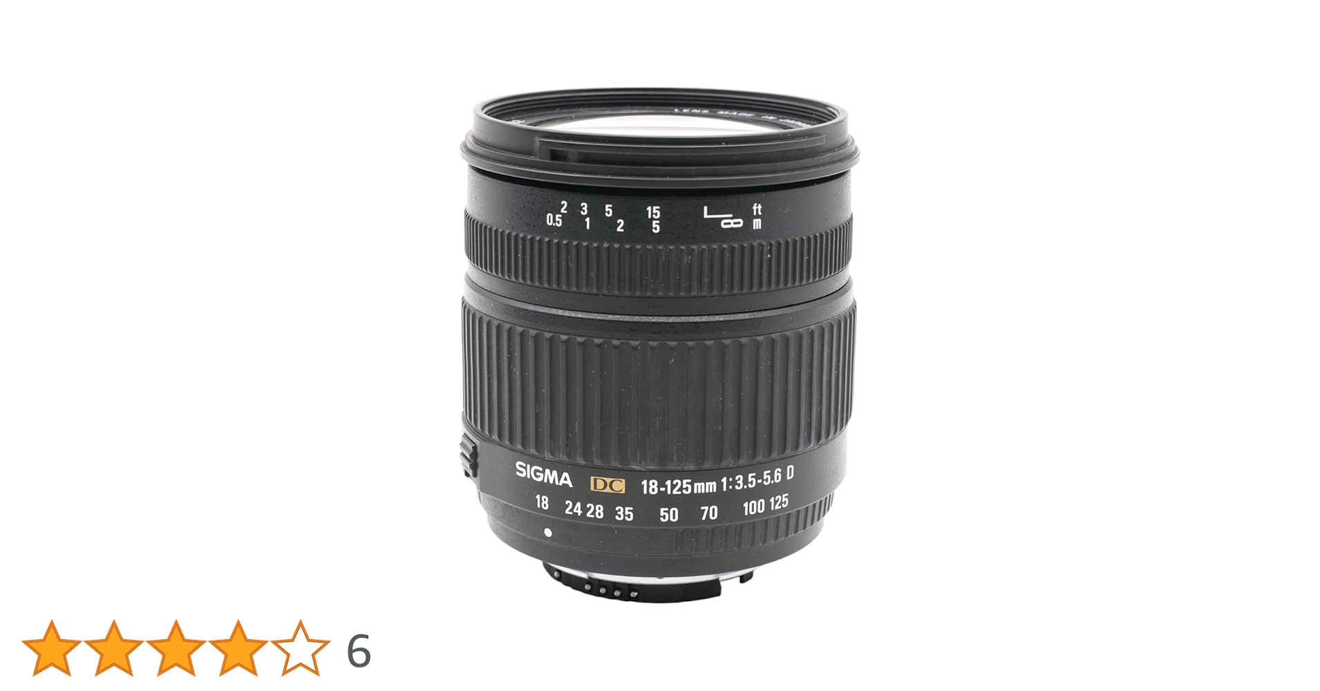 Amazon | シグマ 18-125mm F3.5-5.6 DC デジタル専用 ニコン用