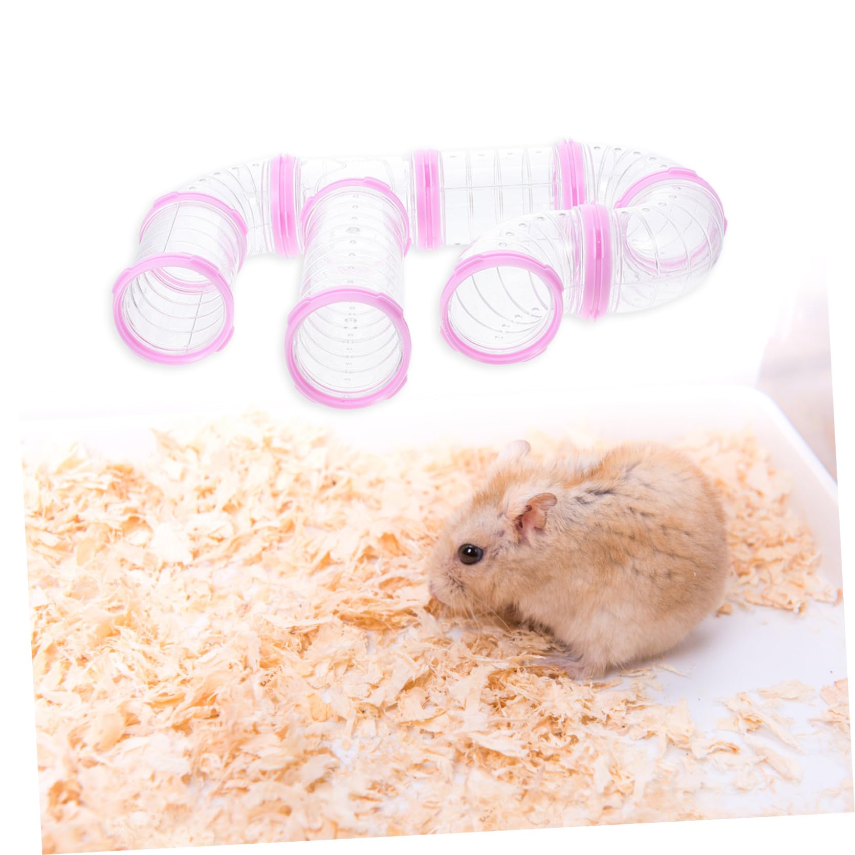 16 Stück Hamsterröhren aus Kunststoff für Käfig Außen