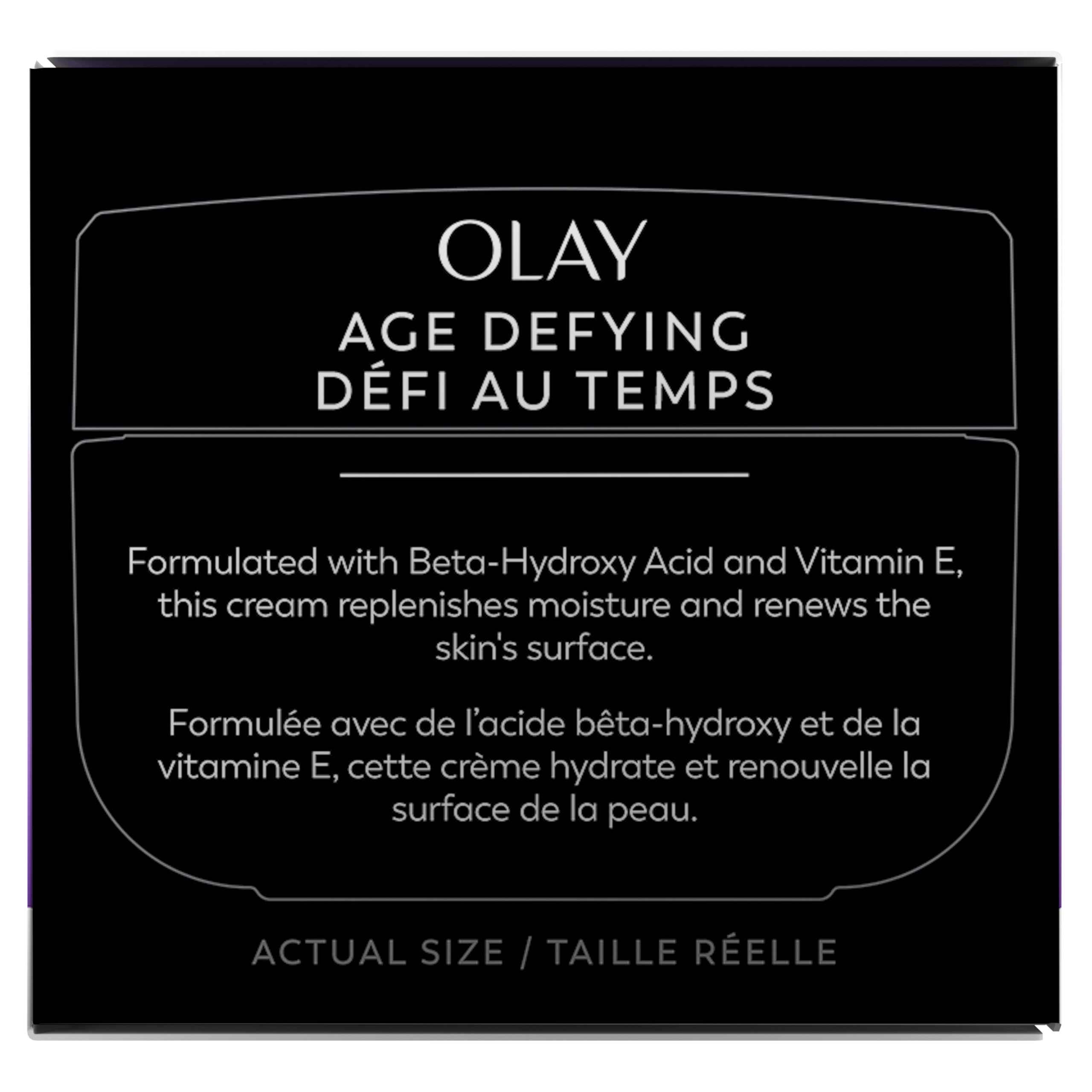 Olay Age Defying Classic Daily Renewal Face Cream, 2 Oz Pack of 3