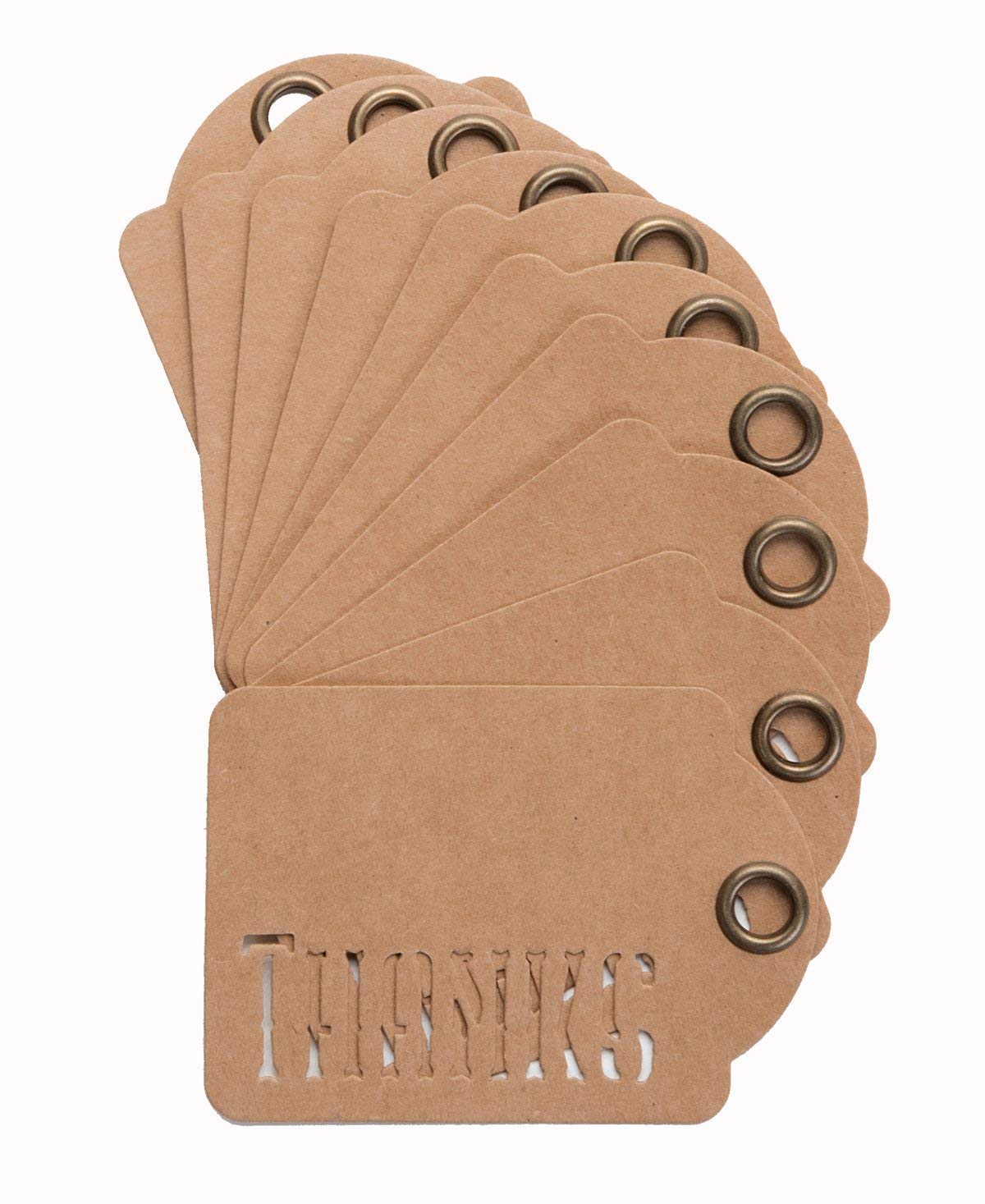 Graphic 45 Thanks ATC Kraft Tags Brown