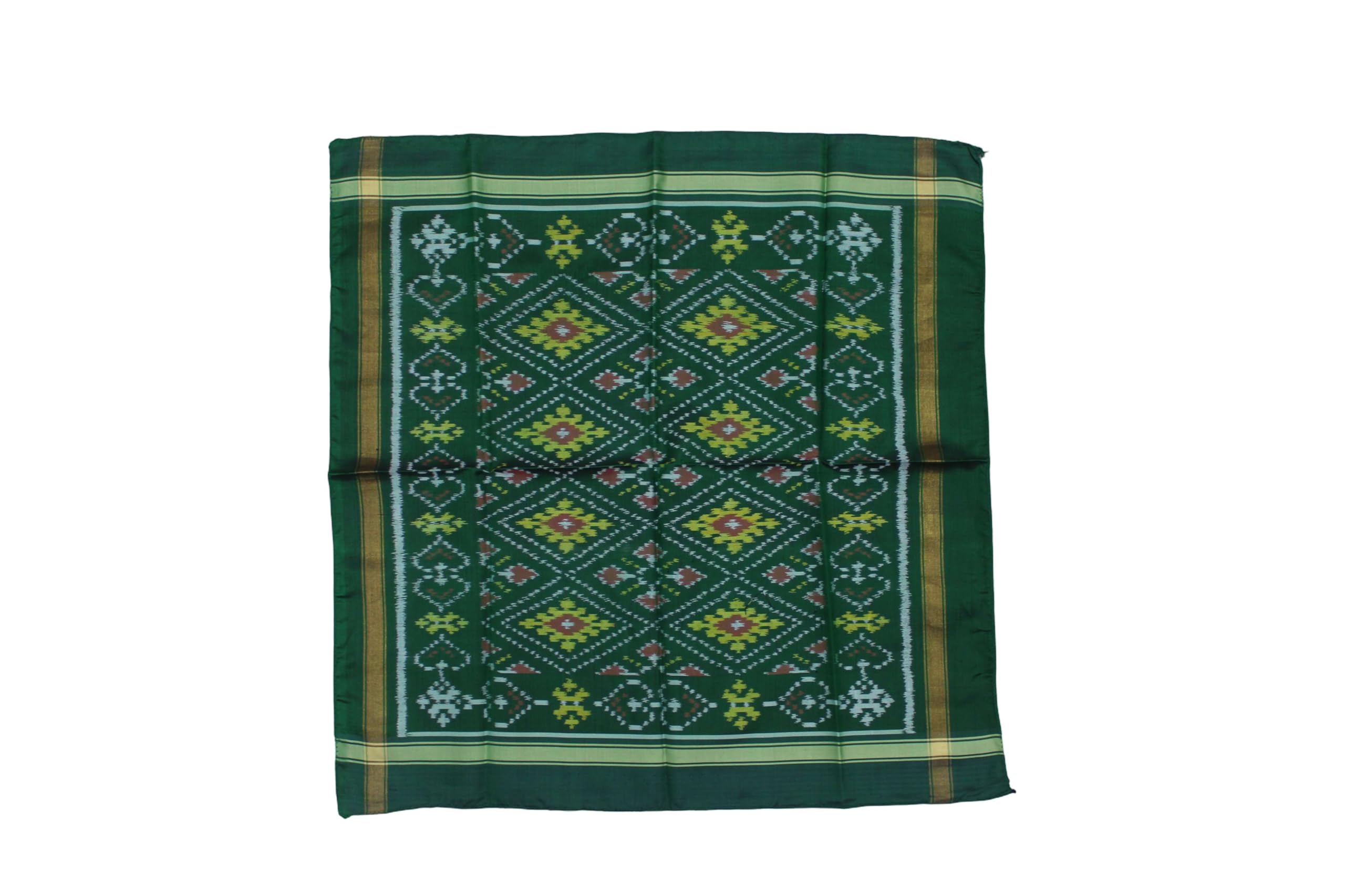 garvi gurjari Handloom Single Ikat Patola Pocket Square | Stylish Pocket Square01-picture-42