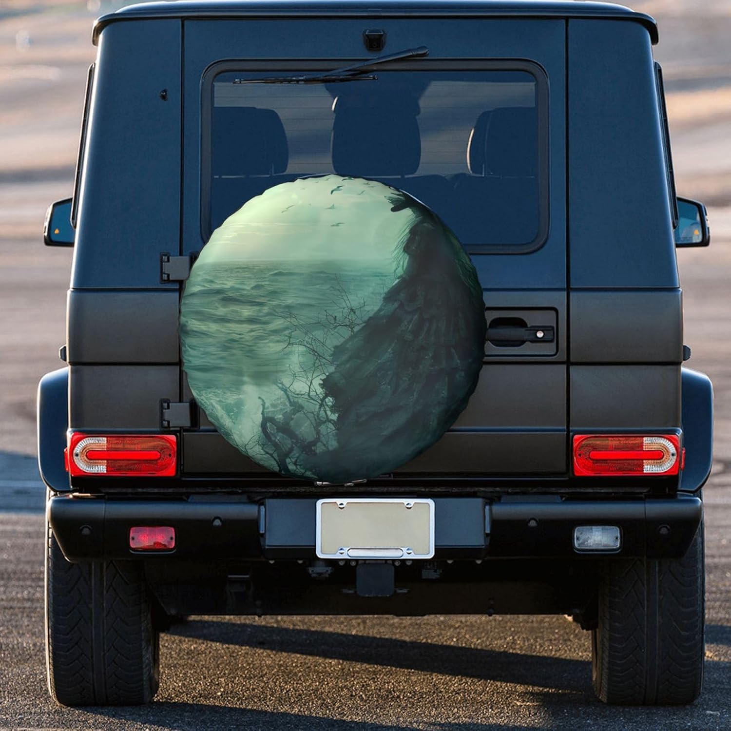 The Sea Witch Inspired Print Tire Cover Universal Spare Wheel for Trailer Rv SUV Truck Camper Travel Accessories