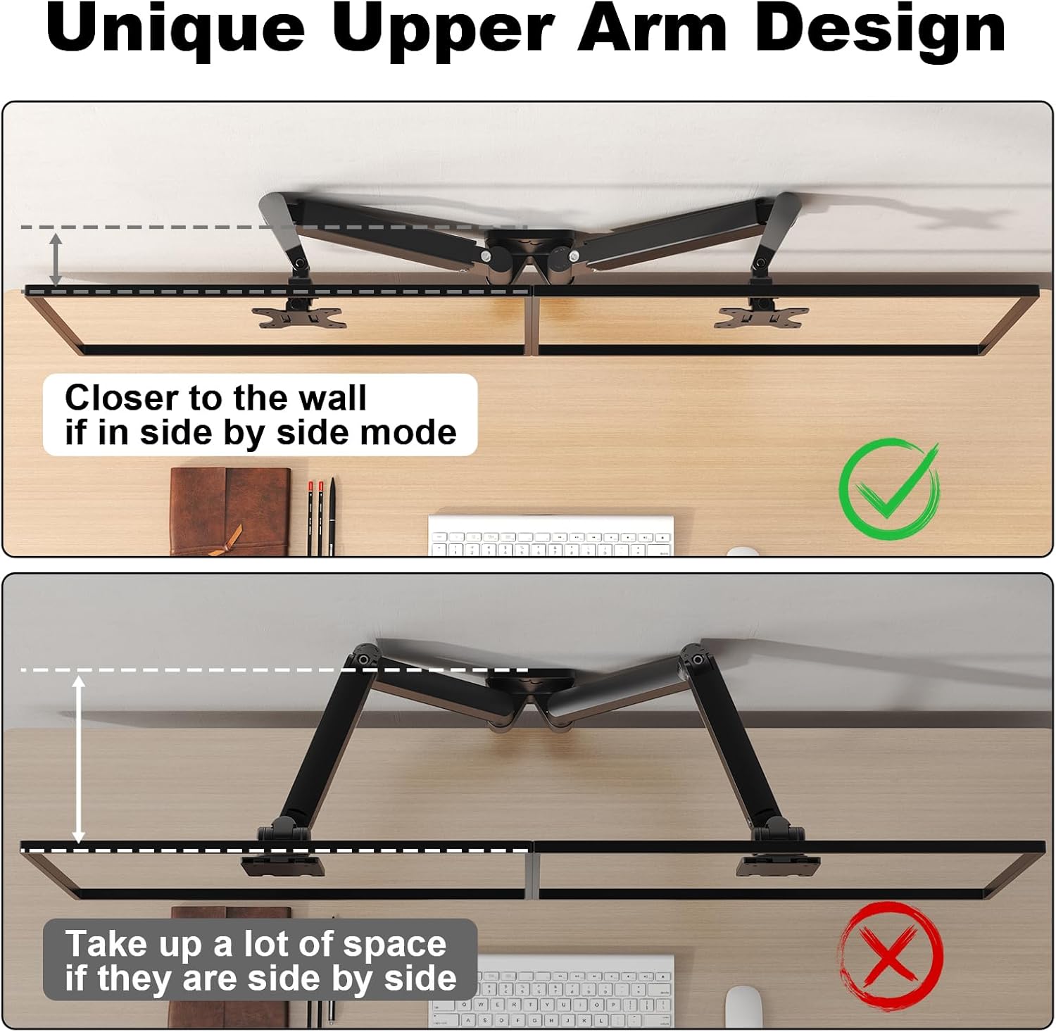 Monitor tartó döntés és forgatás funkció