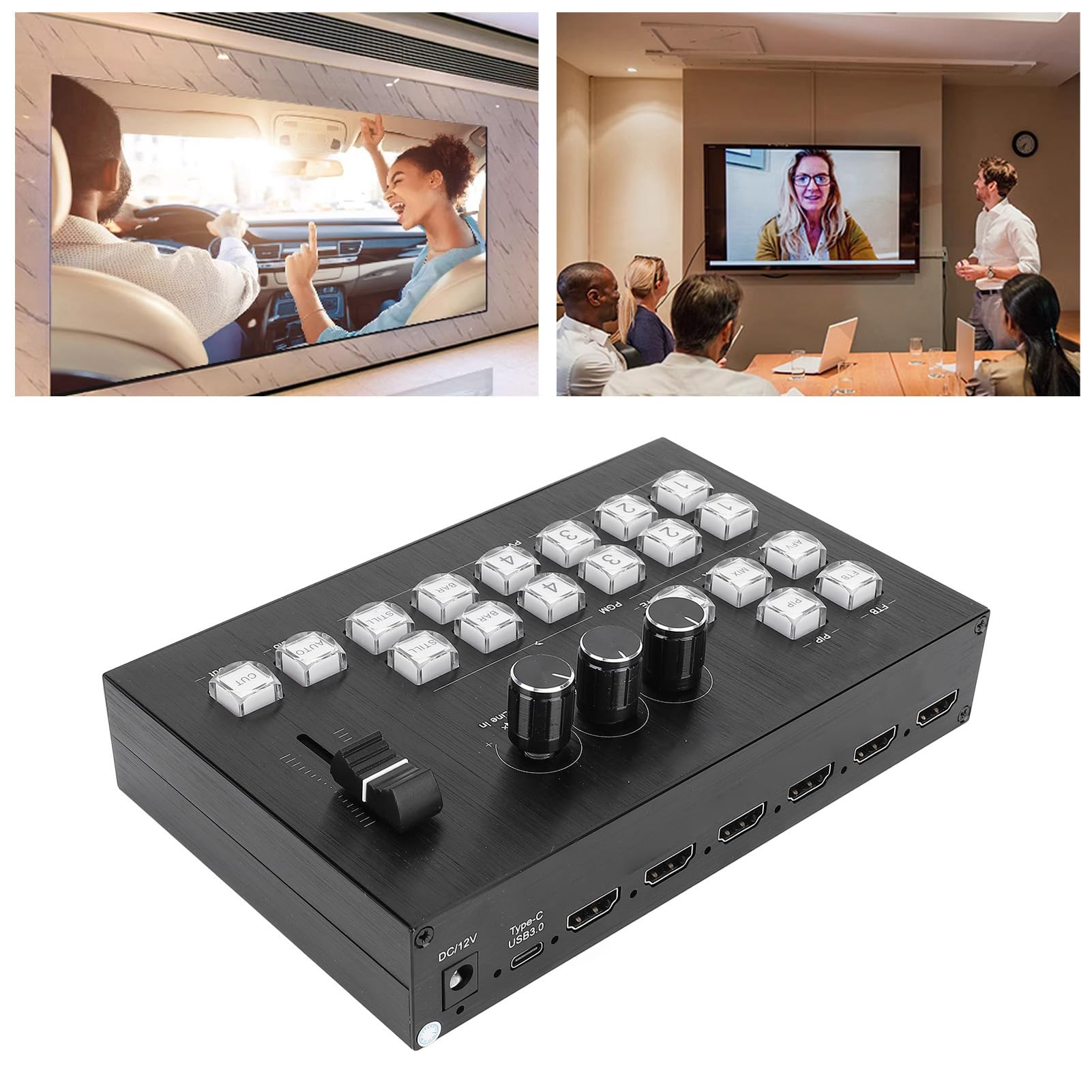 Amazon.com: Live Stream Switcher, 1080P 60Hz, 4 in 2 Out HDMI Port