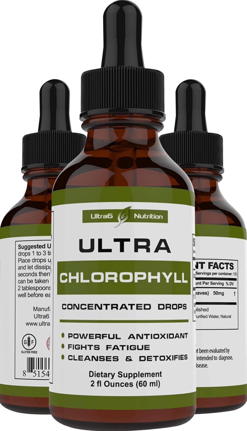 Liquid Chlorophyll Drops Boost Energy, Strengthen Immune System