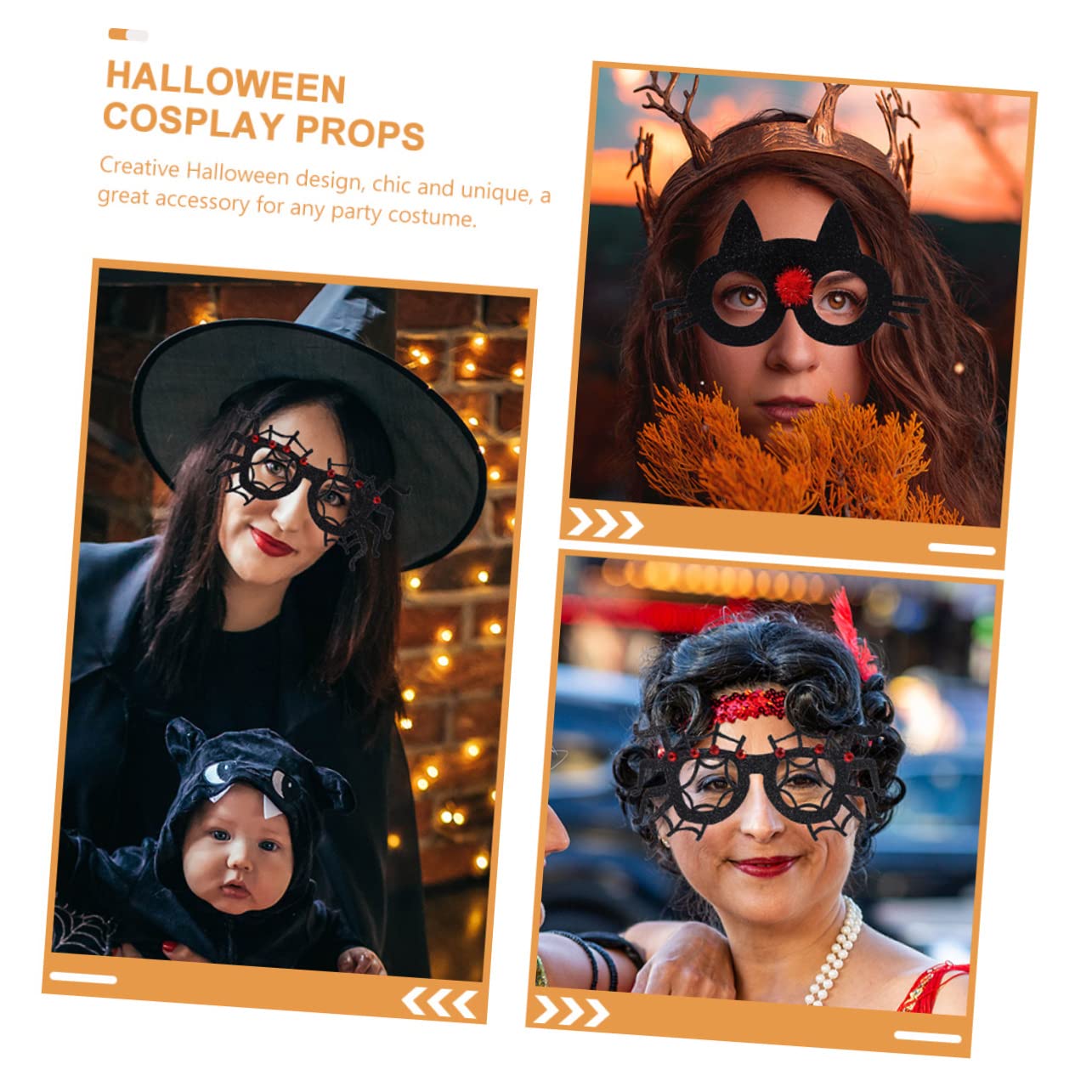 BESTYASH 20stücke Halloween Lustige Brillen Einzigartige Party-eyeglasses Für Kreative Fotos Und Lustige Festival-requisiten Für Halloween-feiern Und Kostüme
