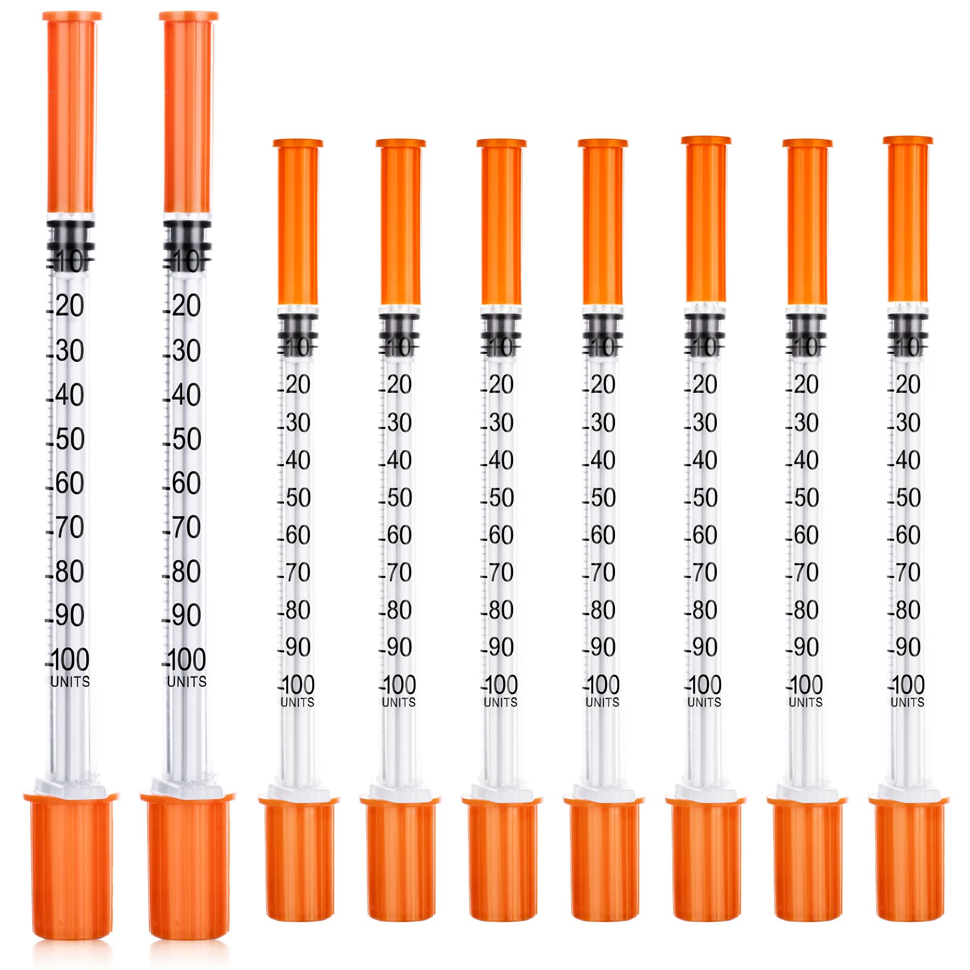 100 Stück 1 ml/cc Kunststoff Mehrzweck Messwerkzeuge(31g 6mm), Einzeln Verpackt für die Flüssigkeitstrennung, Laborzubehör (100)
