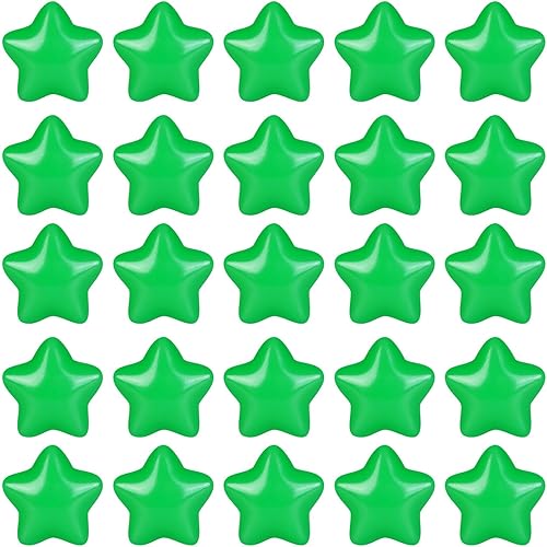 Miniatura 10 de TRENDPLAY Pelotas de estrella para hoyo de bolas, 100 bolas de plástico no tóxicas a prueba de aplastamiento, tienda de campaña para jugar en la