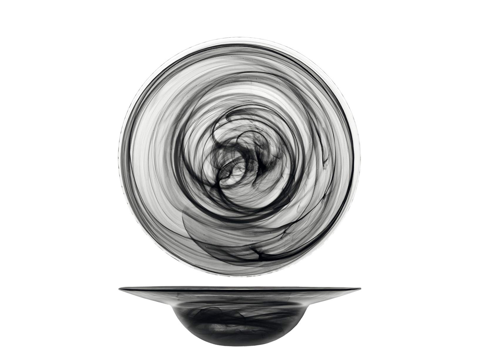 6 Alabaster Glass Plates - Pasta