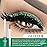 evpct 2Pcs Dark Light Emerald Green Glitter Liquid Eyeliner Makeup Sets Green Glitter Metallic Shimmer Eye Liner Pencil Liquid Eyeshadow for Women delineador con glitter de colores para ojos colores