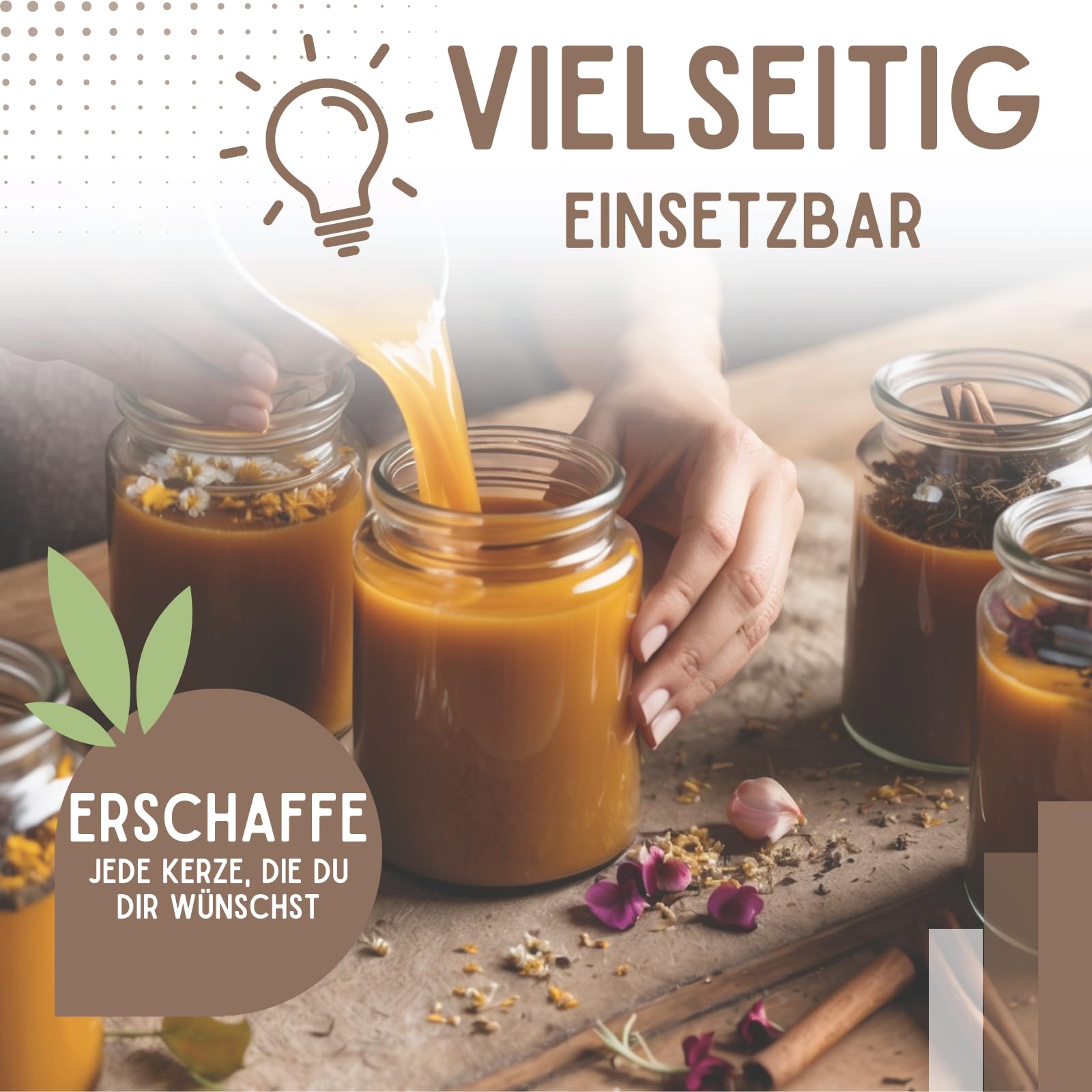 TFC Sojawachs 4kg - Natürliches, Veganes Wachs für Handgemachte Duftkerzen - Biologisch Abbaubar
