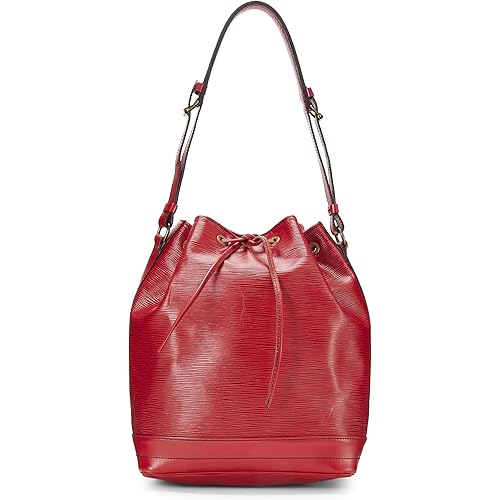 Louis Vuitton, Pre-Loved Red Epi Noé, Red
