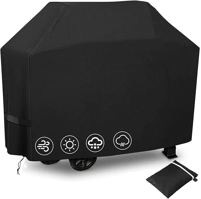 Grill Barbecue Cover 145x61x117CM, Gas BBQ Cover Waterproof Barbecue