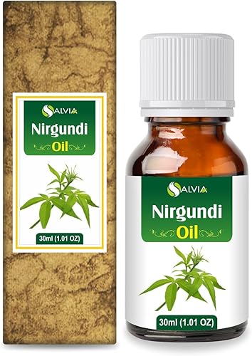 Aceite esencial terapéutico de Nirgundi (Vitex negundo) 100% natural y puro, sin diluir, sin cortar, prensado en frío, para aromaterapia, grado