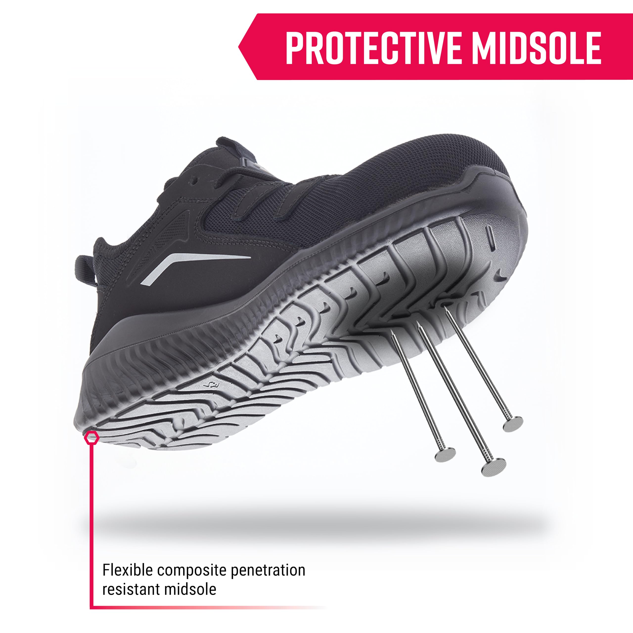 Blackrock Breeze baskets à embout en acier Chaussures de sécurité pour hommes unisexe, Chef et personnel de cuisine, Chaussures de travail et utilitaires, Semelle intermédiaire en composite sans métal