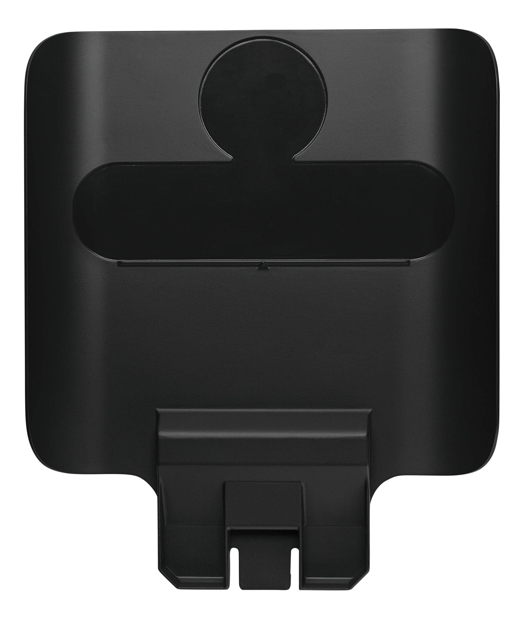Rubbermaid Commercial Products Slim Jim - Tabla de reciclaje, color negro