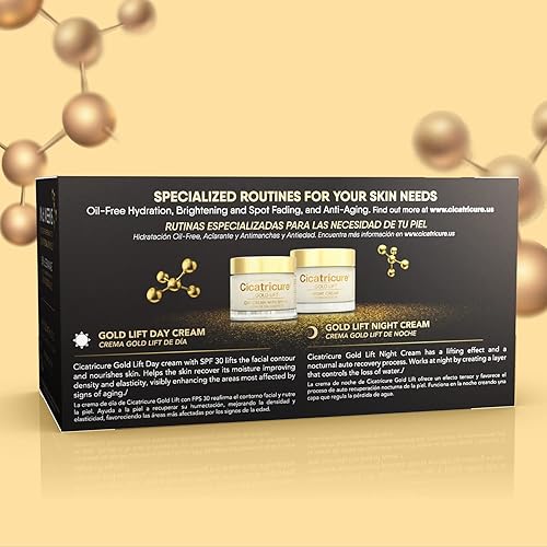 Miniatura 5 de Cicatricure Paquete de crema antigravitacional Gold Lift para el día y la noche