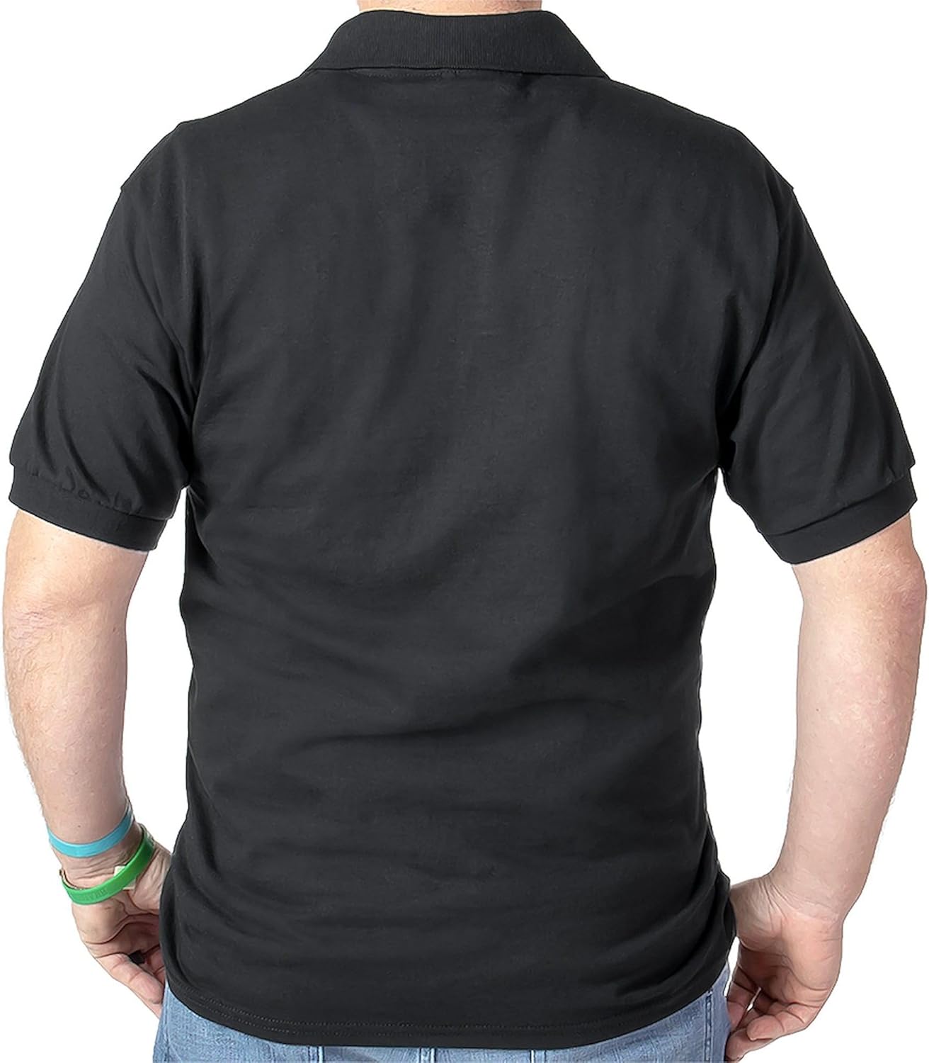 CafePress St Andrews/Scotland Golf Shirt Men's Golf Polo Shirt Pique Knit - Image 2