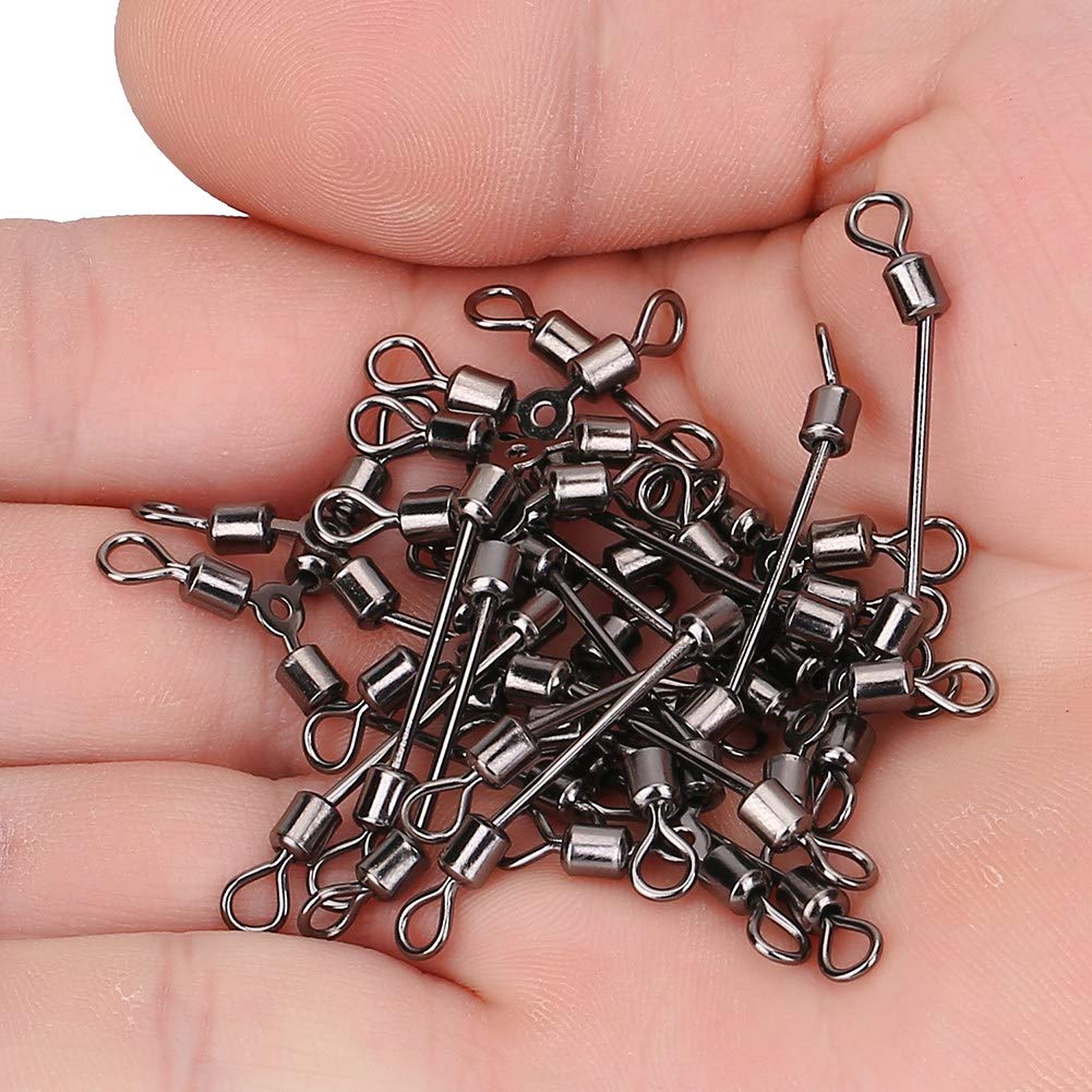 40pcs Émerillons de Pêche Haute Vitesse Triple émerillon de pêche