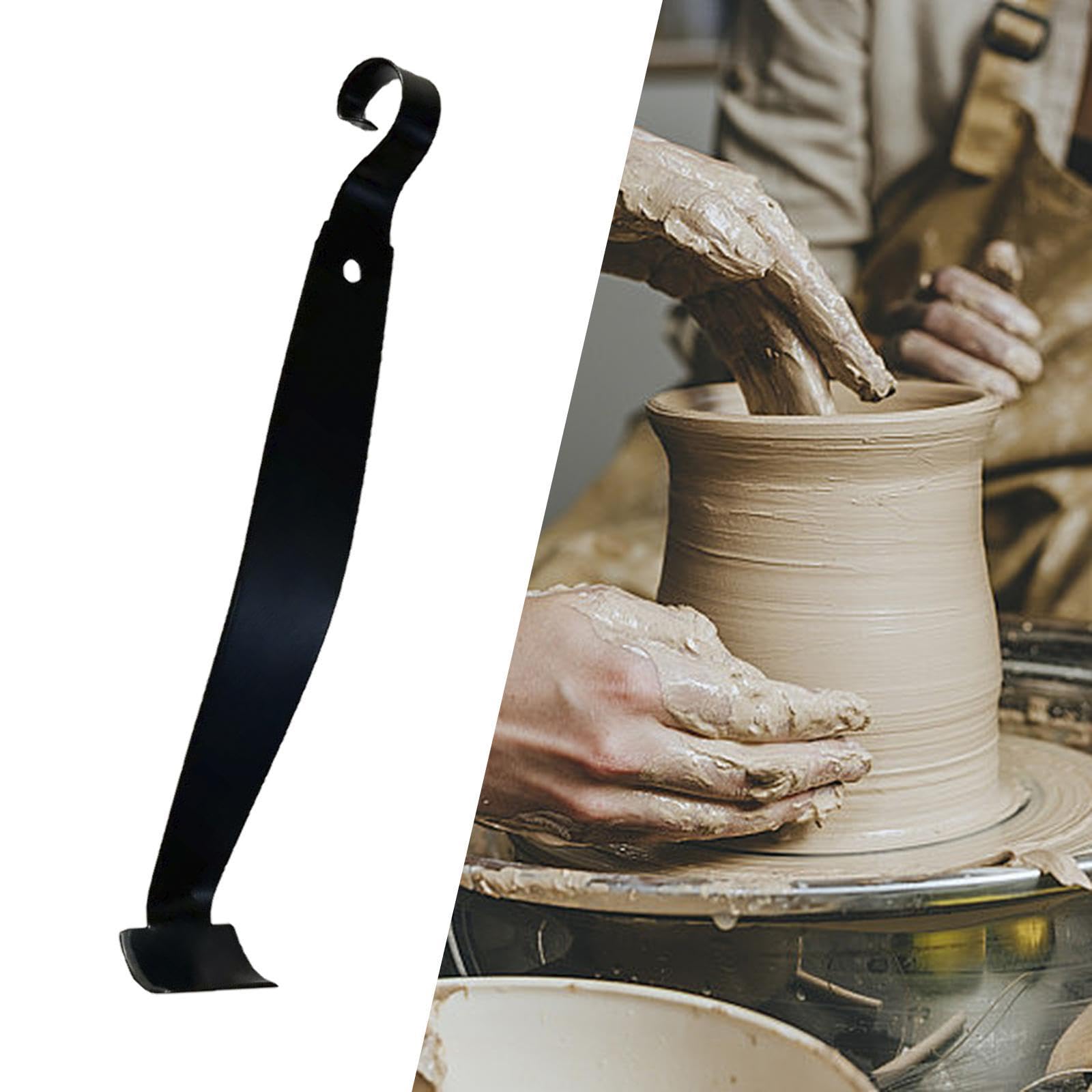 jojomis Premium Stainless Steel Pottery Trimming Tool for Ceramic Clay Sculpting and Carving - Compact 5.7 inch Design