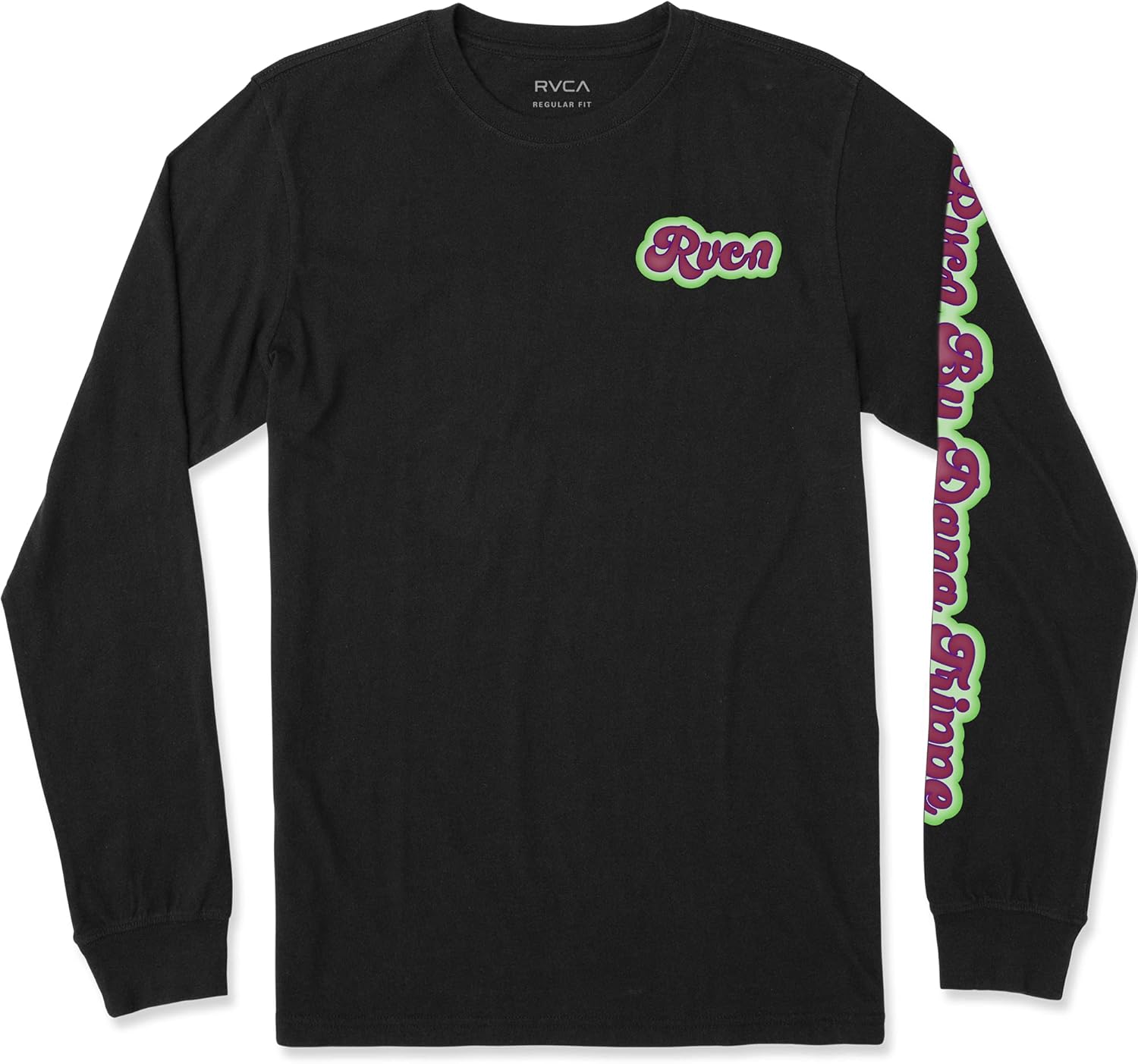 RVCA Mens Trippy Dana Long Sleeve