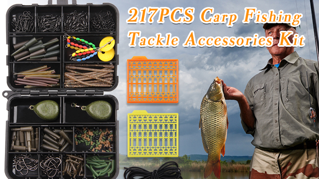 carp fishing accessories on ebay 217pcs with Tackle Box Kit Include Sinker Weights, Hooks Swivels, Safety Clips, Rubber Sleeves, Various Carp Fishing Rig Pinpoint GPS Gateway Kit Pesca Innovations Size:CLTW80H (Right Hand Model)