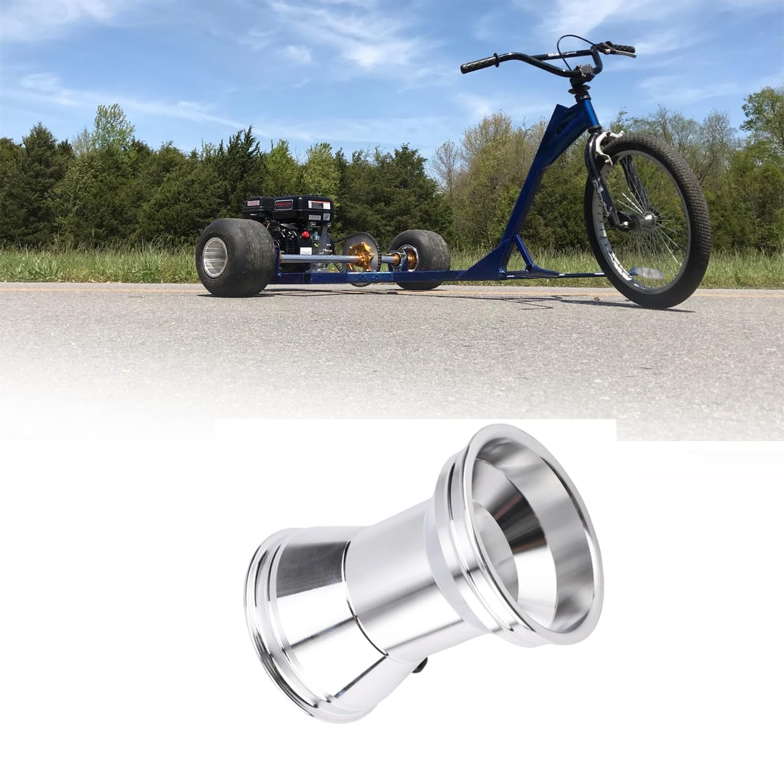 Yosoo Health Gear 5-calowy Metalowy Stopowy Piasta Tylnego Koła do