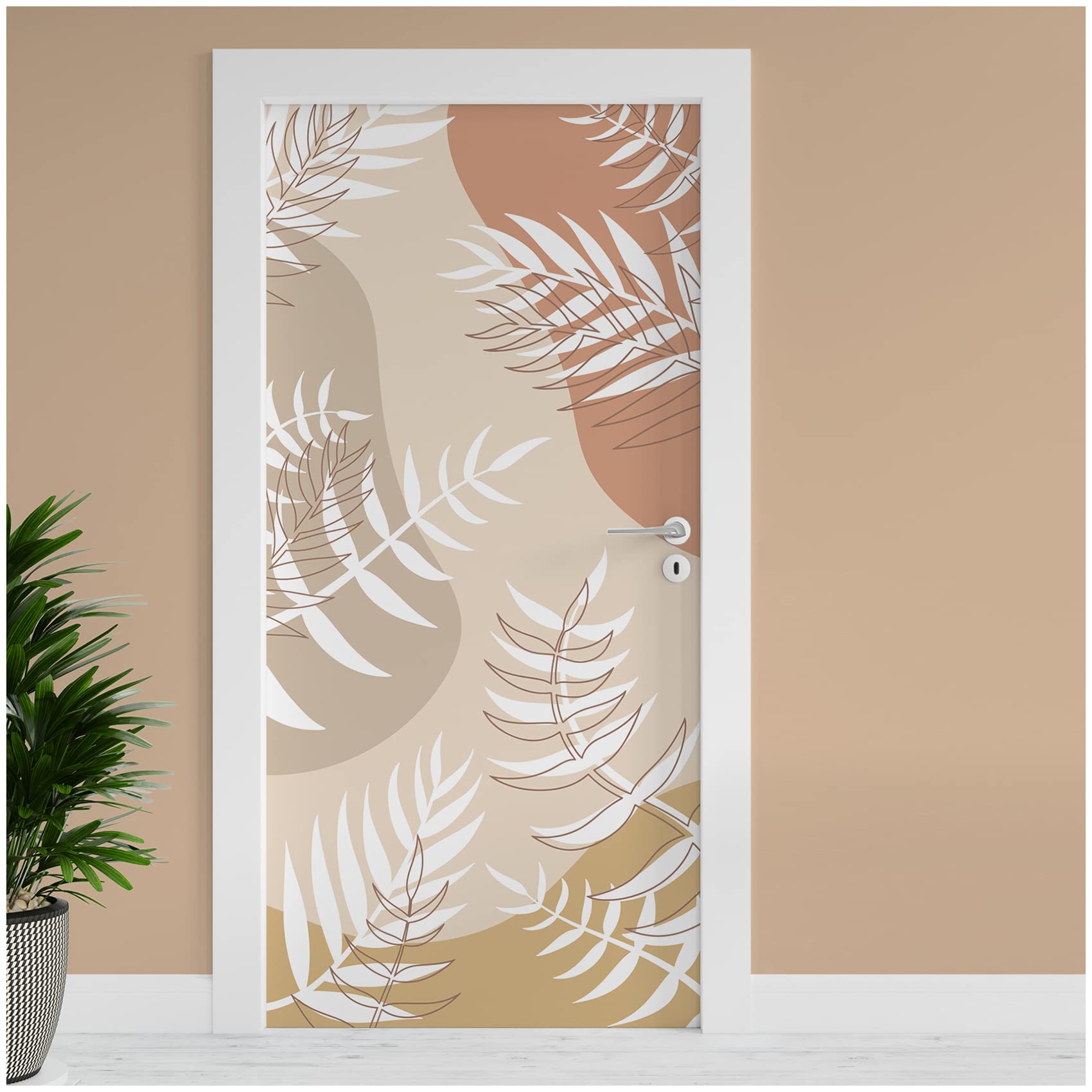 Finest Folia Adesivo per porta 90x200 cm, carta da parati per porta, poster per porta, pellicola per porta per soggiorno, camera dei bambini, cucina, adesivo per porta da bagno, adesivo autoadesivo