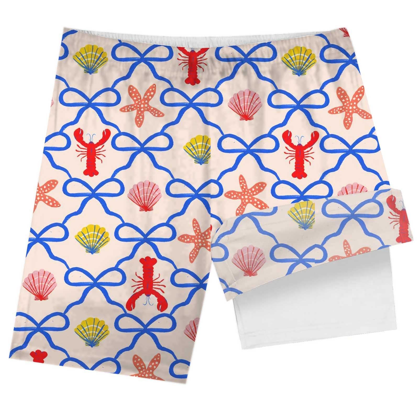 Generisch Swim Trunks für Jungen Jungen Bademode Bademode Badehose mit Kordelzug bequeme Strandshorts für Kinder im Freien Schwimmbadparty