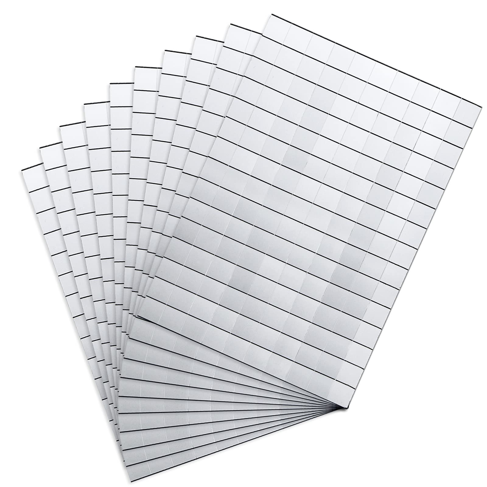 Buy Fansunta 6000 Pcs 5 x 5 mm Glass Tiles for Crafts, 10 Roll Mini