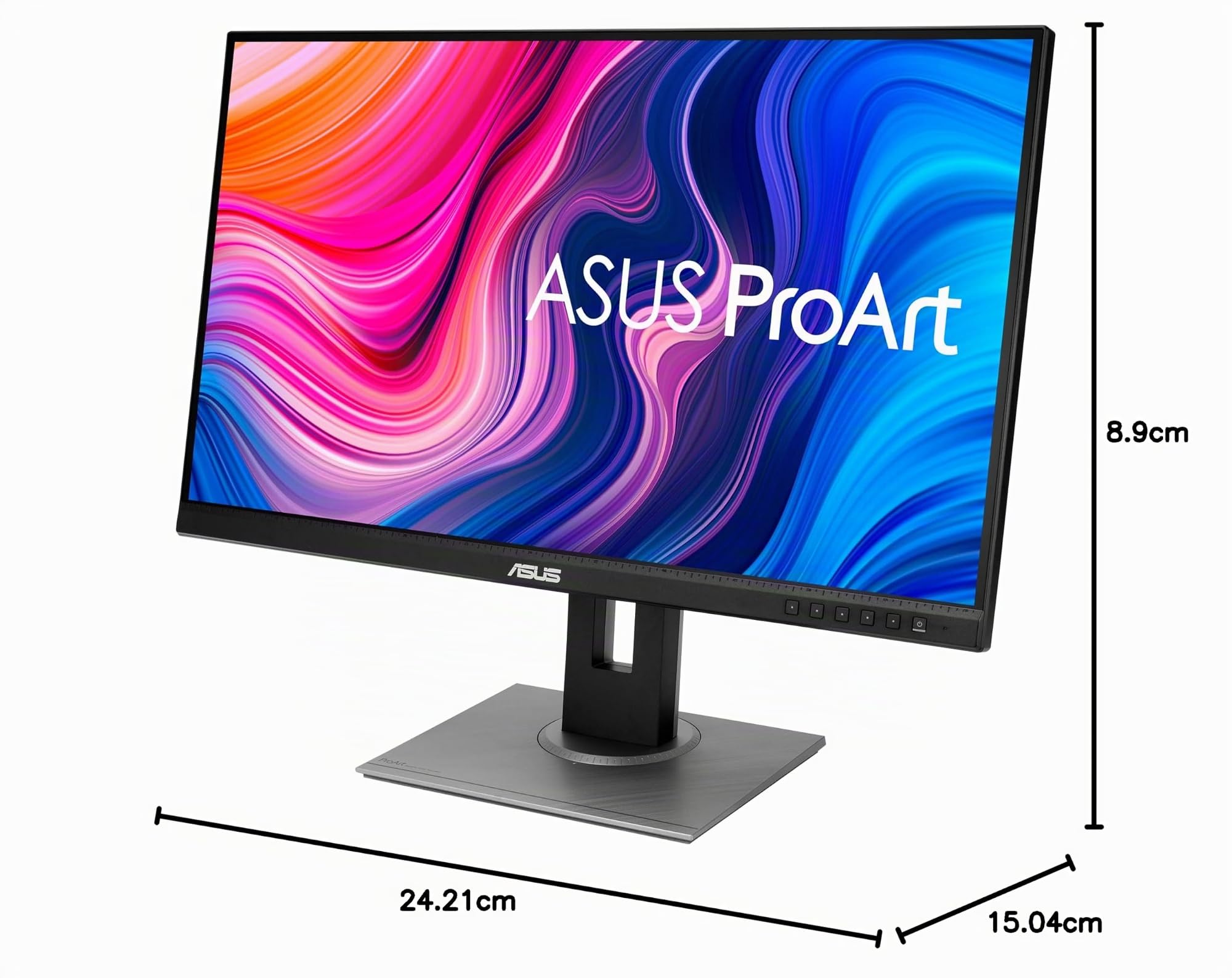 ASUS ProArt Display PA278QV 27" WQHD (2560 x 1440) Monitor, 100% sRGB/Rec. 709 ΔE < 2, IPS, DisplayPort HDMI DVI-D Mini DP, Calman Verified, Eye Care, Anti-Glare, Tilt Pivot Swivel Height Ajustable