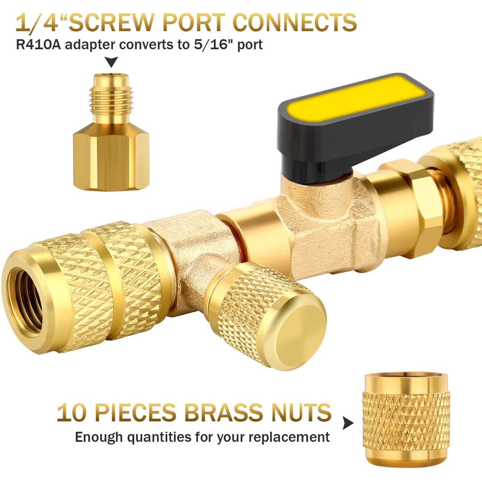 Auto Valvole Core Remover Installa Strumento SAE 1/4 pollici 5/16 pollici Dual Size Auto Aria Condizionata Riparazioni Strumenti per HVAC R22 R410A