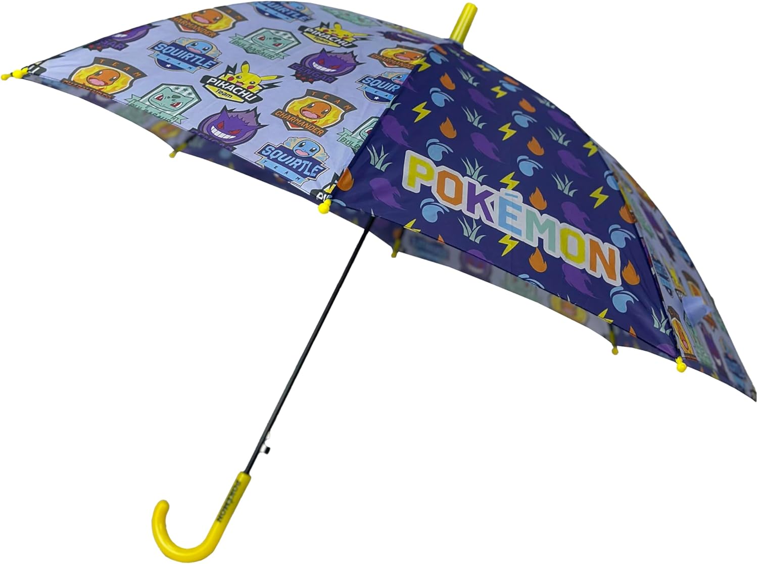 CyP Brands – Pokémon Umbrella, Children's Umbrella, Diameter 54 cm, Children's Umbrella, Automatic, Multicoloured, Official Product