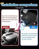 Vista 6 de Autorder Center Console Cover for 2014-2018 Chevy Silverado/GMC Sierra 1500 2500 3500 Accessories Armrest Cover Anti-Scratch Middle Console Pad