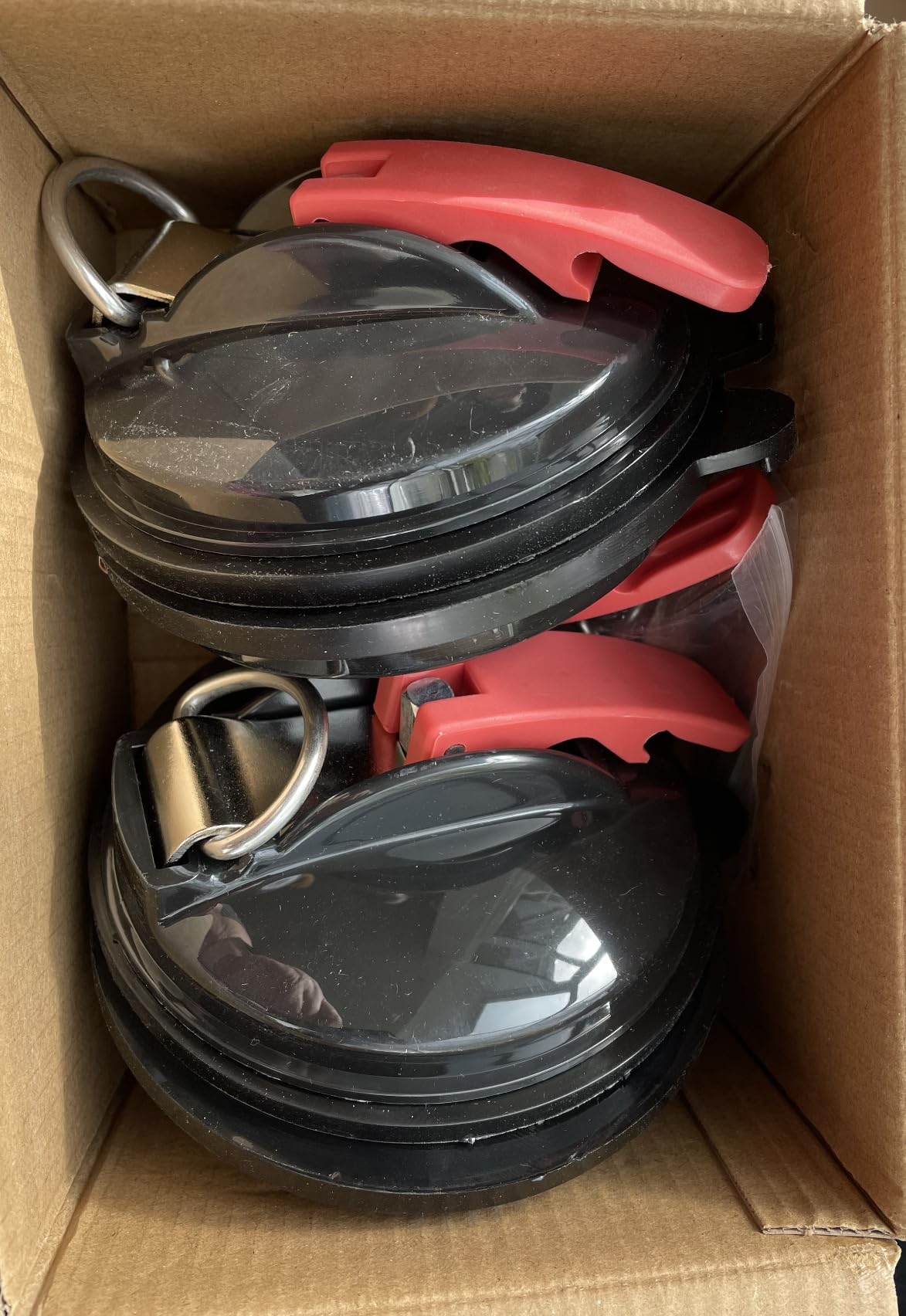4 Saugnapfhaken Mit 8 S-Haken – Extra Starker Saugnapf Bis 10kg, Für Camping, Zelt, Auto & Wohnmobil