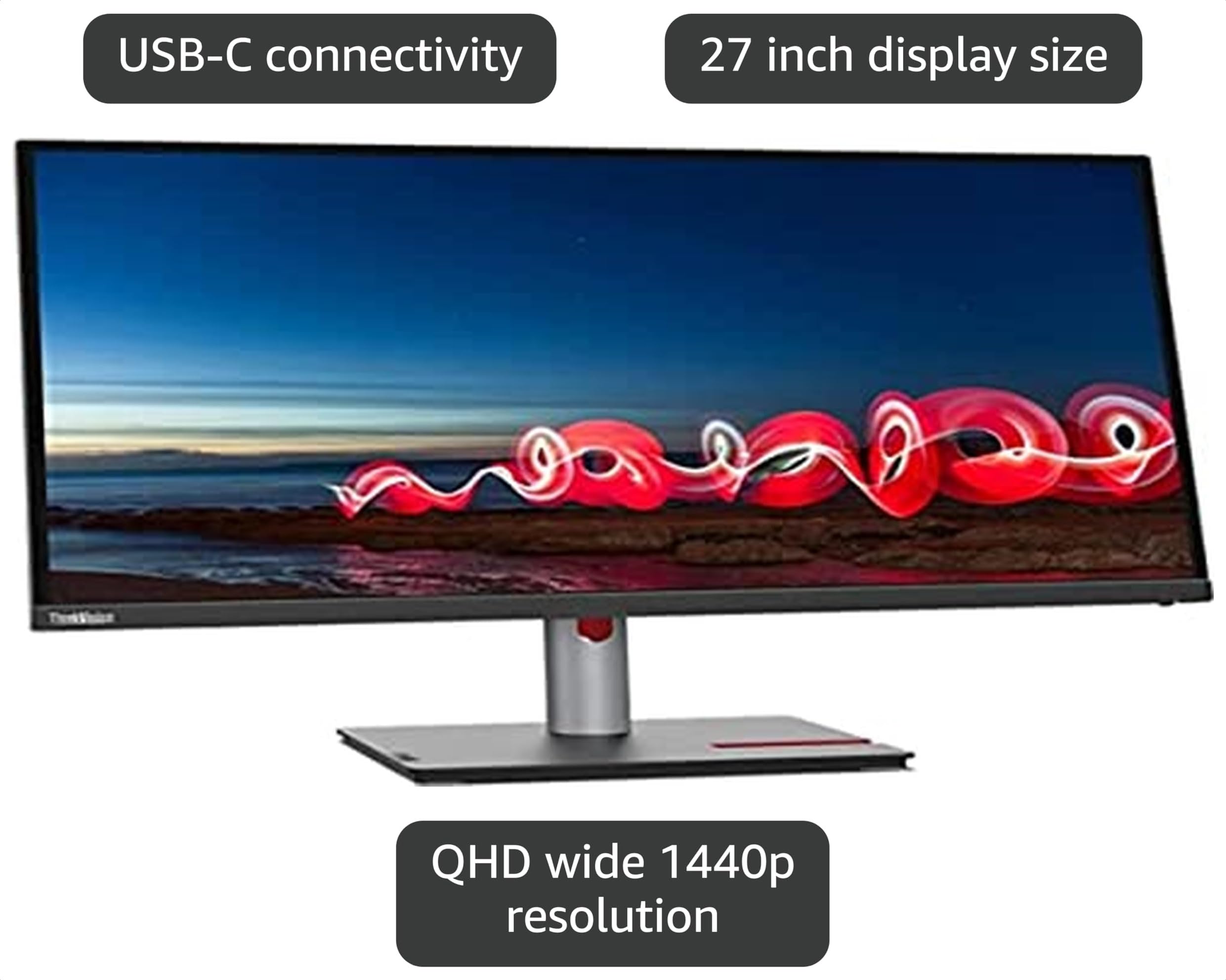 Amazon.com: Lenovo TS/ThinkVision T27h-30 27 USB-C Monitor
