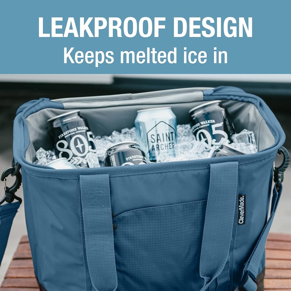 Amazon.com : CleverMade Pacifica Collapsible Insulated Cooler – 30 Amazon.com : CleverMade Pacifica Collapsible Insulated Cooler – 30