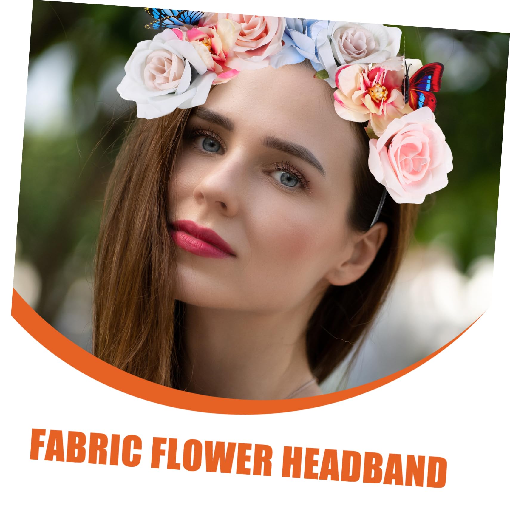 FOMIYES 4 Piezas Tocado De De Flores Decoración Accesorios Para El Cabello Diadema Accesorios De Para Mujer Tocado De Flores Accesorios Góticos Tela Rosas Venda