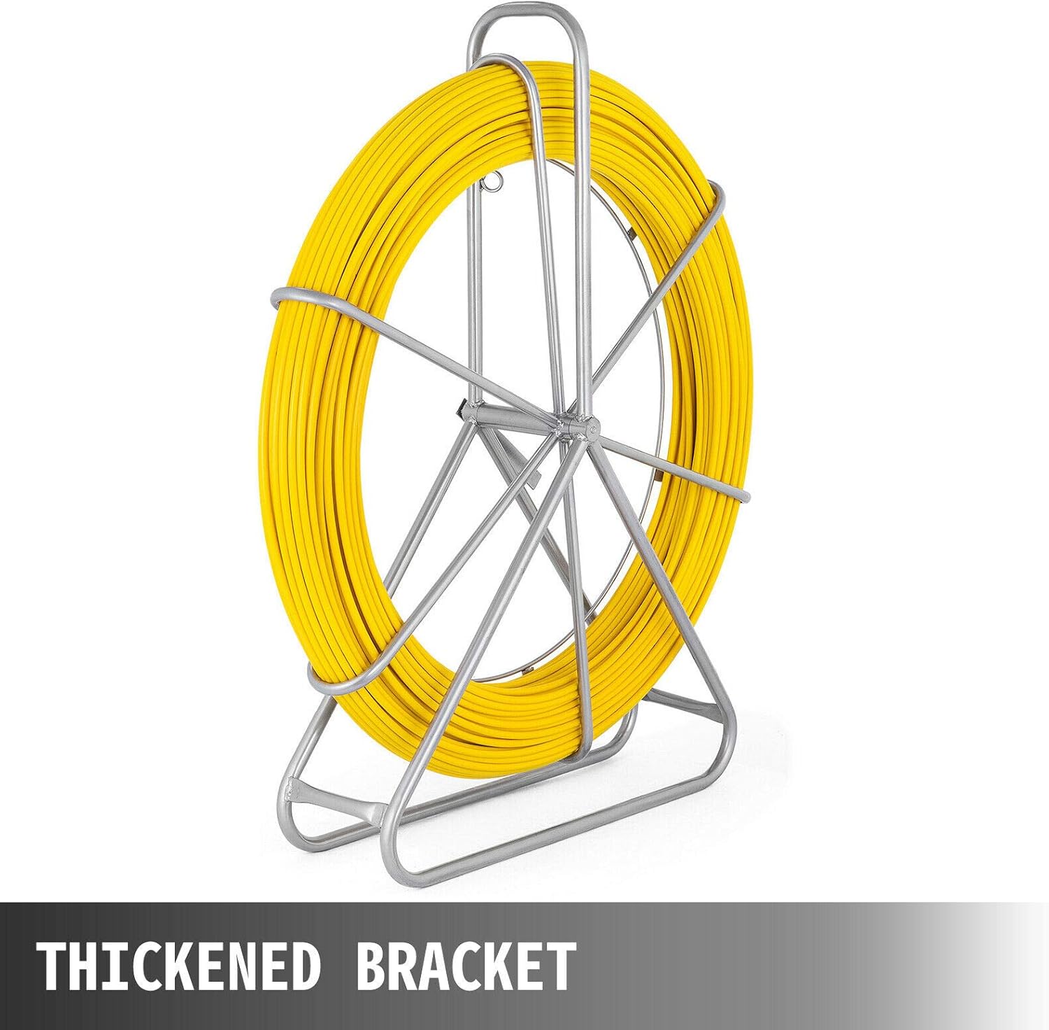 Amаzоn Crаzу 🔥 Dеаlѕ Happybuy Fish Tape Fiberglass 8MM 492FT, Duct Rodder Fish Tape Puller Fiberglass Wire Cable Running with Cage and Wheel Stand,Durable Steel Reel Stand,Fish Tape Min Bending Radius 13 inch/330 mm 🔥 Cаѕhbасk uр tо 70% Happybuy Fish Tape Fiberglass 8MM 492FT, Duct Rodder Fish Tape Puller Fiberglass Wire Cable Running with Cage and Wheel Stand,Durable Steel Reel Stand,Fish Tape Min Bending Radius 13 inch/330 mm