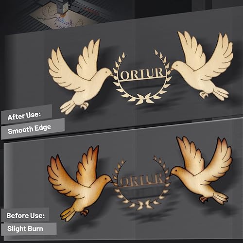 Miniatura 5 de Ortur Plataforma de grabado láser, panel de trabajo de aluminio con diseño de bricolaje, 15.75 x 17.64 x 0.47 pulgadas, acero de alta resistencia