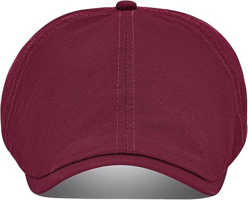 Miniatura 10 de VOBOOM Gorra plana de algodón para lavar el sombrero Gatsby Ivy Irish Hunting Newsboy
