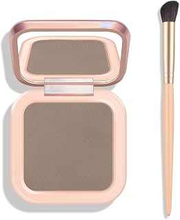 KYDA Cool Tone Contour Palette, Buildable Matte Face Contour Pressed Powder, Ultra-fine Lightweight Blendable Formula, Multiuse Baked Bronzer Makeup-COOL TONED