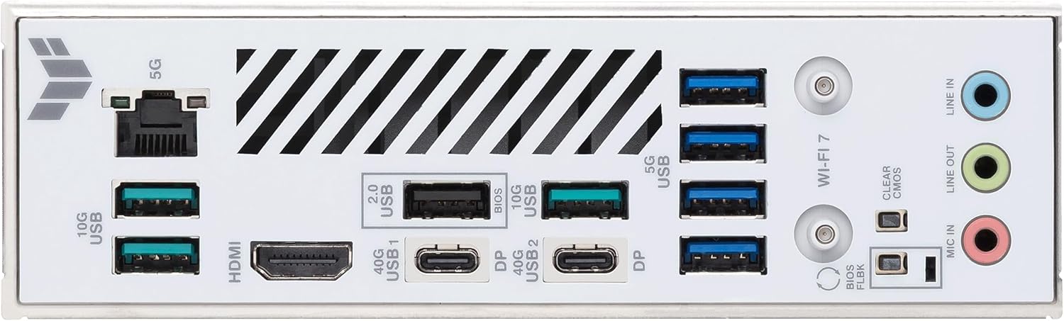 ASUS TUF Gaming X870-PRO WIFI7 W NEO AMD ATX Motherboard, 16+2+1 Power Stages, DDR5 with NitroPath DRAM Technology and AEMP, Four M.2 Slots, PCIe® 5.0 for Next-gen GPUs, 5Gb Ethernet and 64MB BIOS