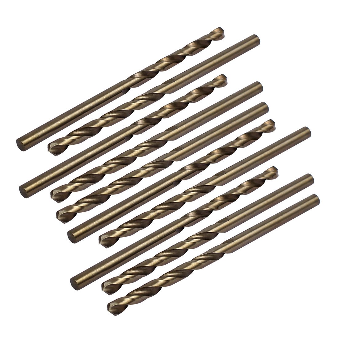 Aexit 3.6mm Drilling Tool Holder Dia HSS Cobalt Metric Spiral Twist Drill Bit Rotary Tool 10pcs Model:49as117qo435