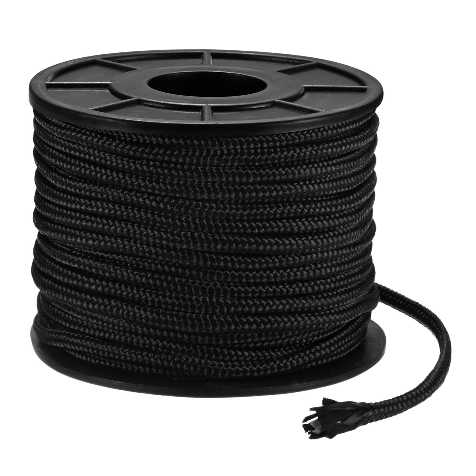 M METERXITY Recoil Starter Rope Pull Cord 5mm 30m Pull Starter Rope Nylon Pull Cord Pull Starter Rope for Mower/Chain Saw/Trimmer/Brush Cutter [Black]