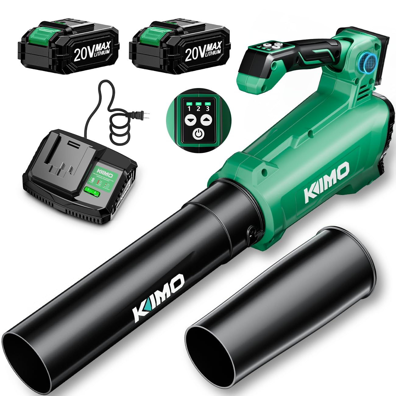 決まりました。KIMO充電器バッテリーブロワー Amazon.co.jp: 【2026新型強力134m/sを超えるブロアー】KIMO ブロワー