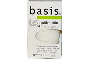 Basis Sensitive Skin Bar, 4 ounces (113 grams) - 2 Count